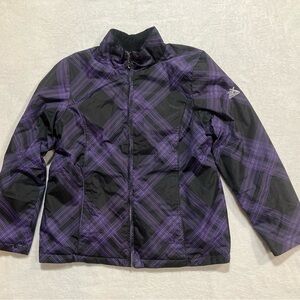 Zeroexposur Women's Reversible Ski‎ Coat Jacket Purple Black Size L Spring Break